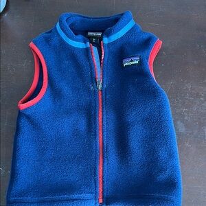 Patagonia Kids' Blue Fleece Vest